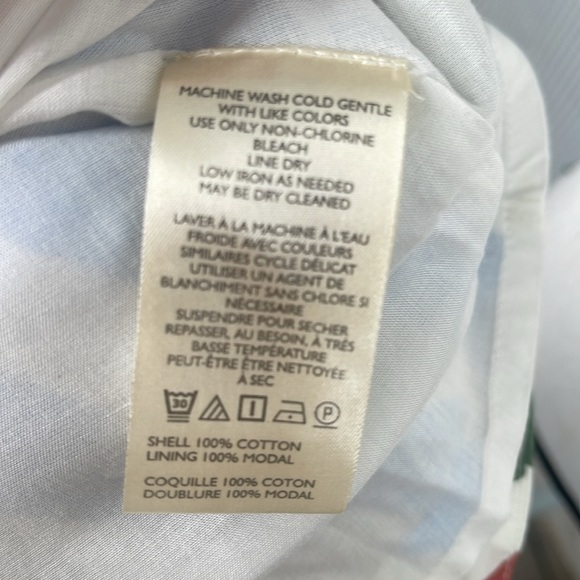 Anthropologie Maeve Halter Midi Sundress Dress Lined Cotton Vacation NWT Sz M - Picture 14 of 14